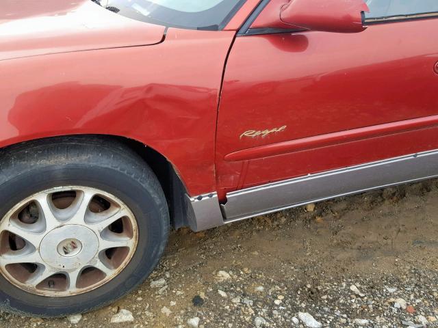 2G4WF5215W1408482 - 1998 BUICK REGAL GS RED photo 9