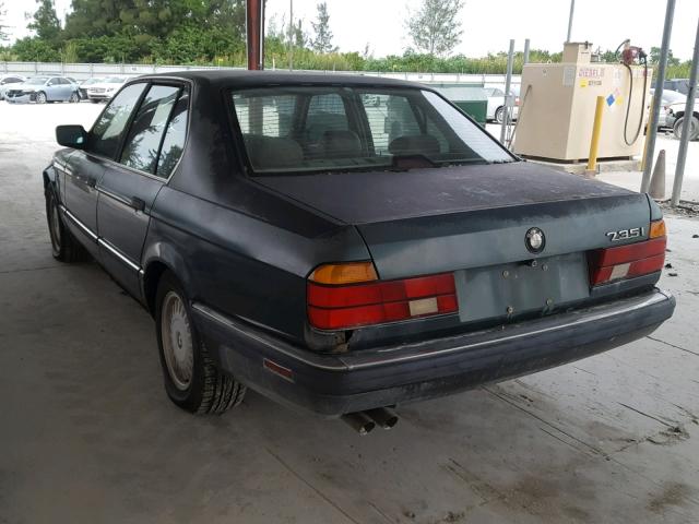 WBAGB4314NDB71323 - 1992 BMW 735 I AUTO GREEN photo 3