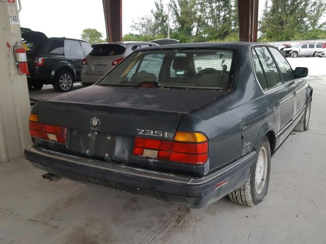 WBAGB4314NDB71323 - 1992 BMW 735 I AUTO GREEN photo 4