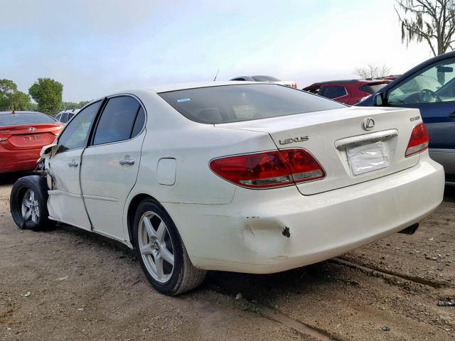 JTHBA30GX65147764 - 2006 LEXUS ES 330 WHITE photo 3