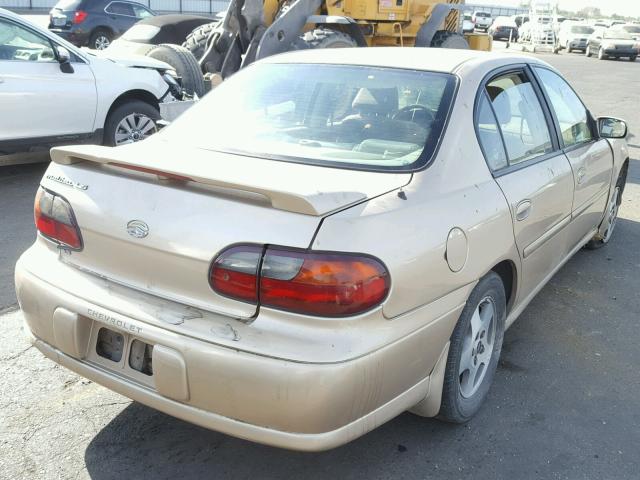 1G1NE52J52M591294 - 2002 CHEVROLET MALIBU LS თაფლისფერი ფოტო 4