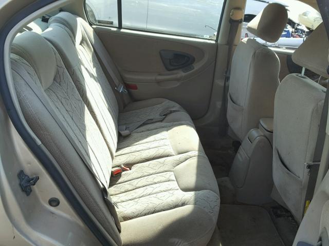 1G1NE52J52M591294 - 2002 CHEVROLET MALIBU LS თაფლისფერი ფოტო 6