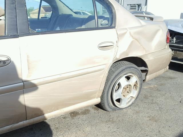 1G1NE52J52M591294 - 2002 CHEVROLET MALIBU LS თაფლისფერი ფოტო 9