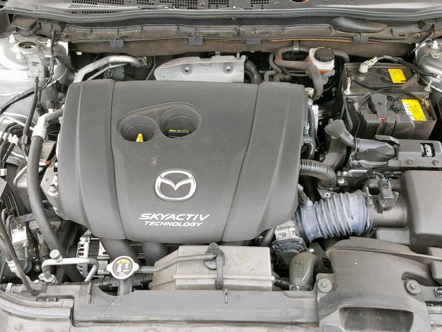 JM1GJ1V56F1221840 - 2015 MAZDA 6 TOURING GRAY photo 7