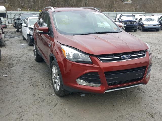 1FMCU9J99EUD23557 - 2014 FORD ESCAPE TIT BURGUNDY photo 1