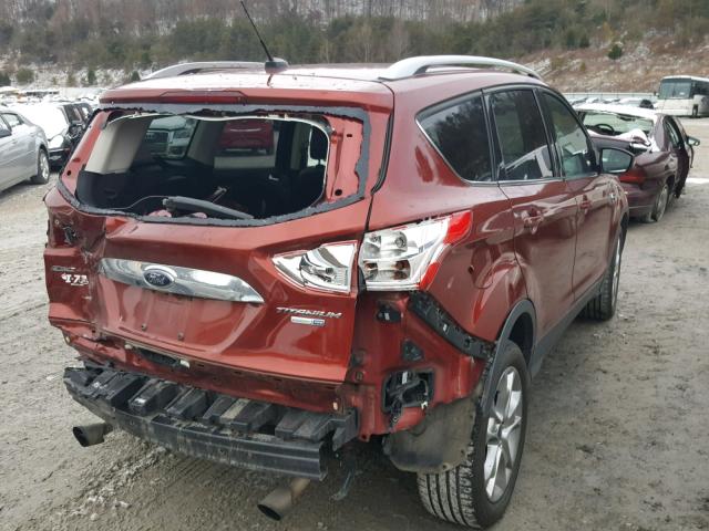 1FMCU9J99EUD23557 - 2014 FORD ESCAPE TIT BURGUNDY photo 4