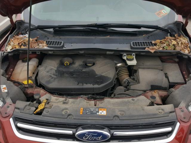 1FMCU9J99EUD23557 - 2014 FORD ESCAPE TIT BURGUNDY photo 7