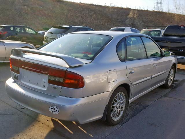 4S3BE625147201361 - 2004 SUBARU LEGACY L S SILVER photo 4