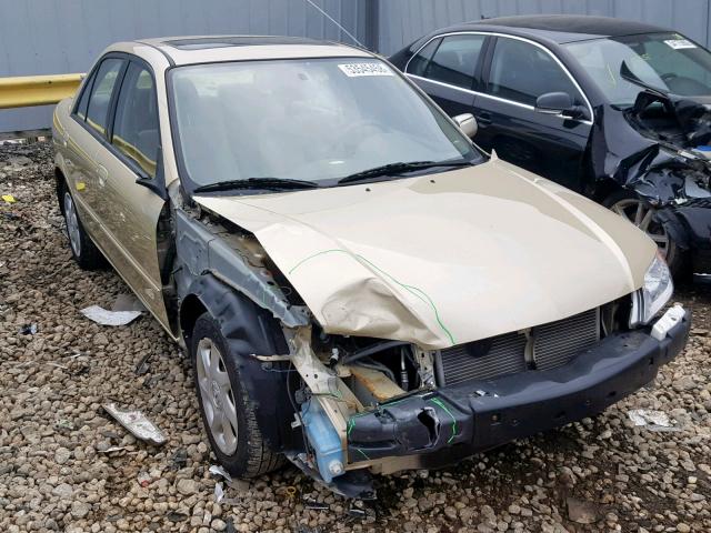 JM1BJ225710444536 - 2001 MAZDA PROTEGE LX TAN photo 1