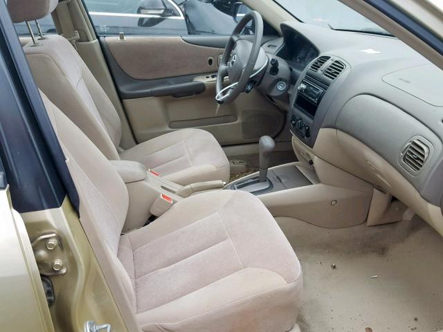 JM1BJ225710444536 - 2001 MAZDA PROTEGE LX TAN photo 5