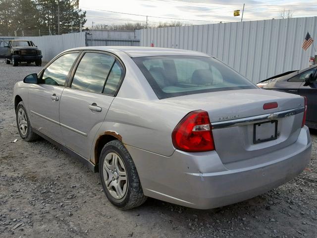 1G1ZS58FX7F135154 - 2007 CHEVROLET MALIBU LS 银色 照片 3
