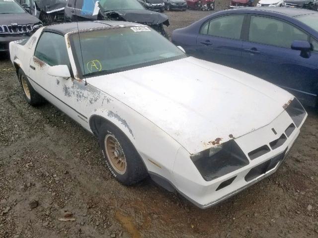 1G1AS87H0DN170630 - 1983 CHEVROLET CAMARO BER WHITE photo 1