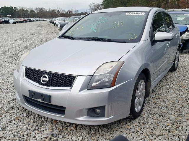 3N1AB6AP0BL665180 - 2011 NISSAN SENTRA 2.0 GRAY photo 2