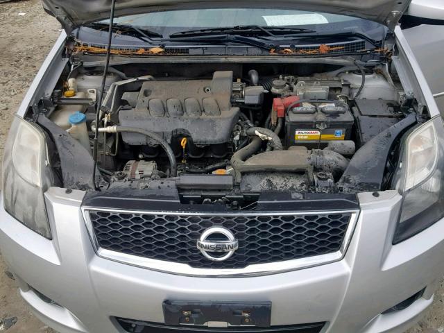 3N1AB6AP0BL665180 - 2011 NISSAN SENTRA 2.0 GRAY photo 7