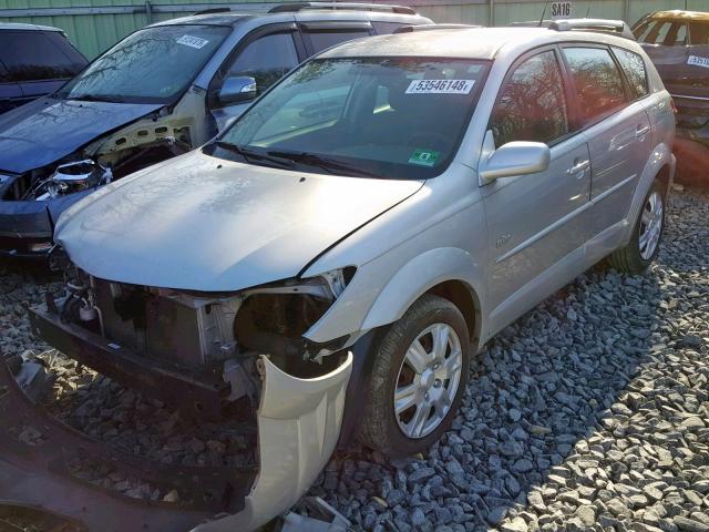 5Y2SL63835Z442777 - 2005 PONTIAC VIBE SILVER photo 2