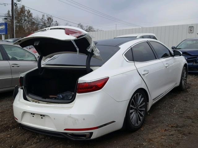 KNALC4J15H5062816 - 2017 KIA CADENZA PR WHITE photo 4