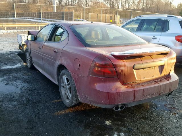 2G2WR554161156719 - 2006 PONTIAC GRAND PRIX RED photo 3