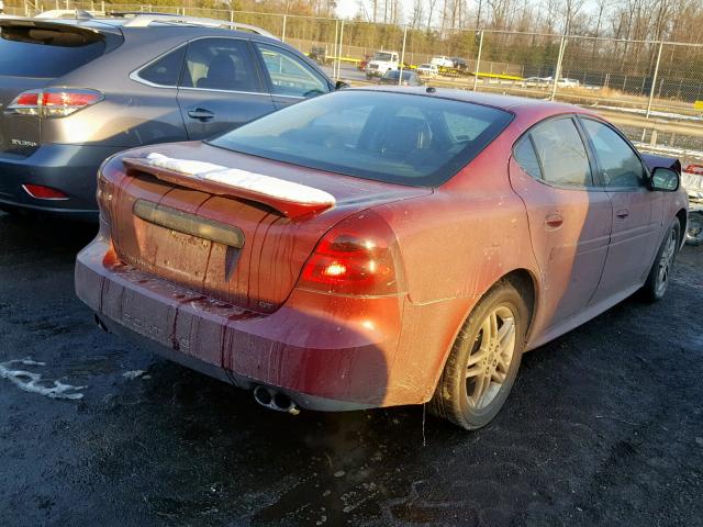 2G2WR554161156719 - 2006 PONTIAC GRAND PRIX RED photo 4