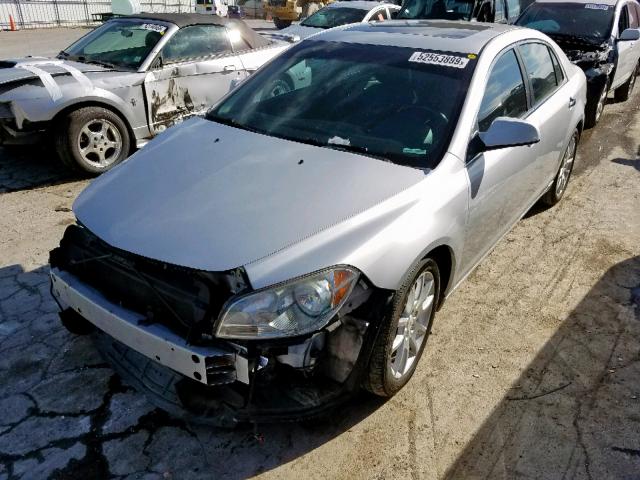1G1ZG5E74CF147339 - 2012 CHEVROLET MALIBU LTZ ვერცხლისფერი ფოტო 2