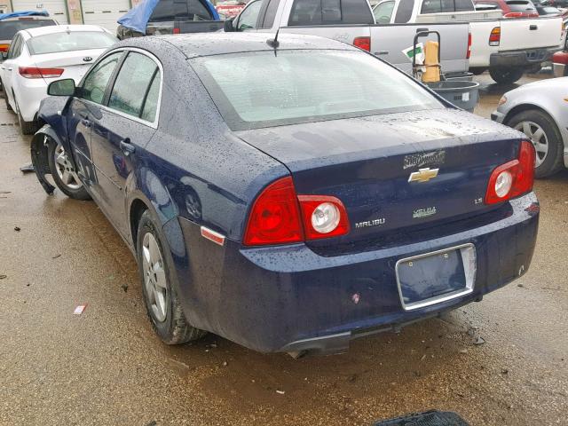 1G1ZG57BX84224610 - 2008 CHEVROLET MALIBU LS 蓝色 照片 3