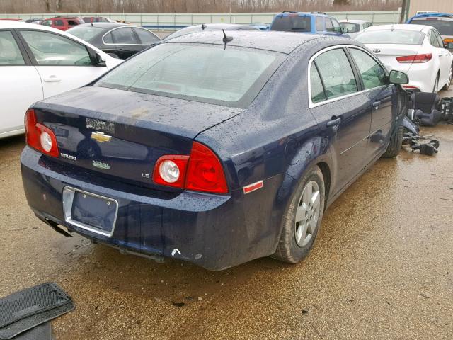 1G1ZG57BX84224610 - 2008 CHEVROLET MALIBU LS 蓝色 照片 4