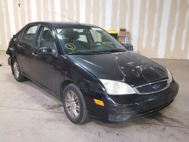 1FAHP34N36W256859 - 2006 FORD FOCUS ZX4 BLACK photo 1