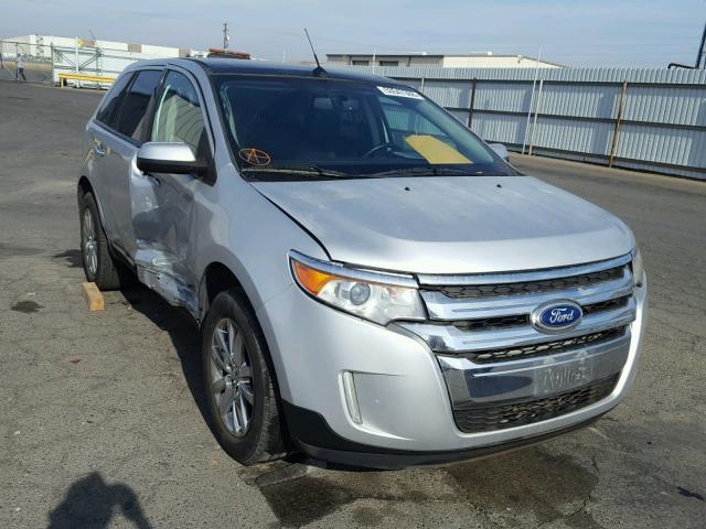 2FMDK3JC0BBB32176 - 2011 FORD EDGE SEL SILVER photo 1