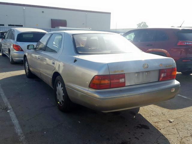 JT8BH28F5V0077085 - 1997 LEXUS LS 400 GOLD photo 3