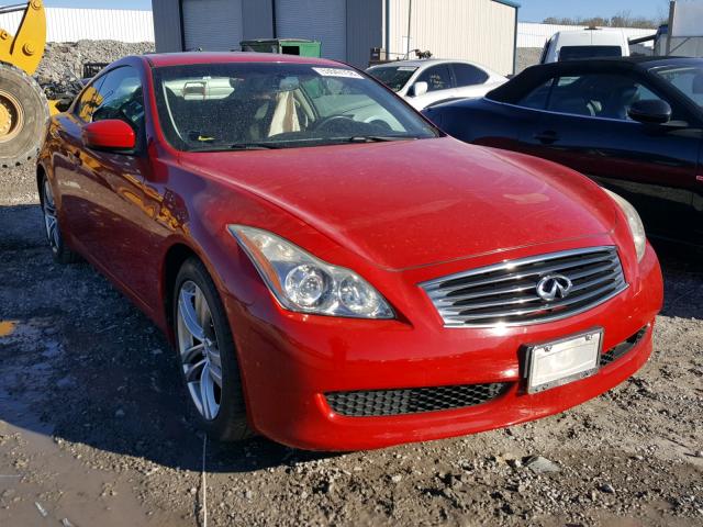 JNKCV64E88M100776 - 2008 INFINITI G37 BASE RED photo 1