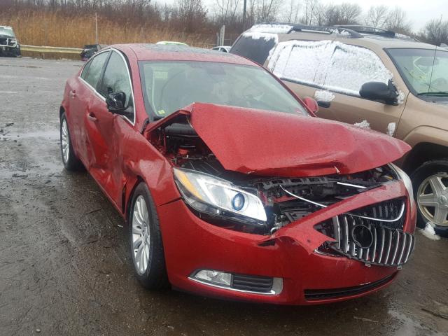 2G4GT5GV2D9204536 - 2013 BUICK REGAL PREM RED photo 1