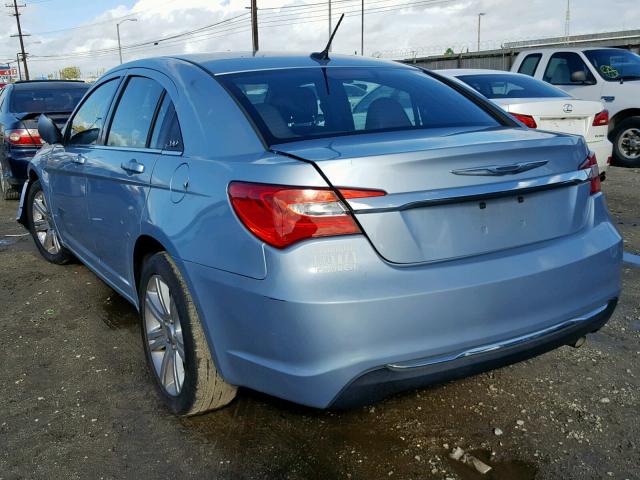 1C3CCBAB0DN715146 - 2013 CHRYSLER 200 LX BLUE photo 3