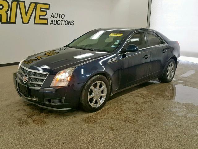 1G6DP57V180113806 - 2008 CADILLAC CTS HI FEA BLUE photo 2