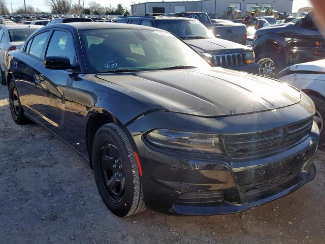 2C3CDXAT4HH660038 - 2017 DODGE CHARGER PO BLACK photo 1