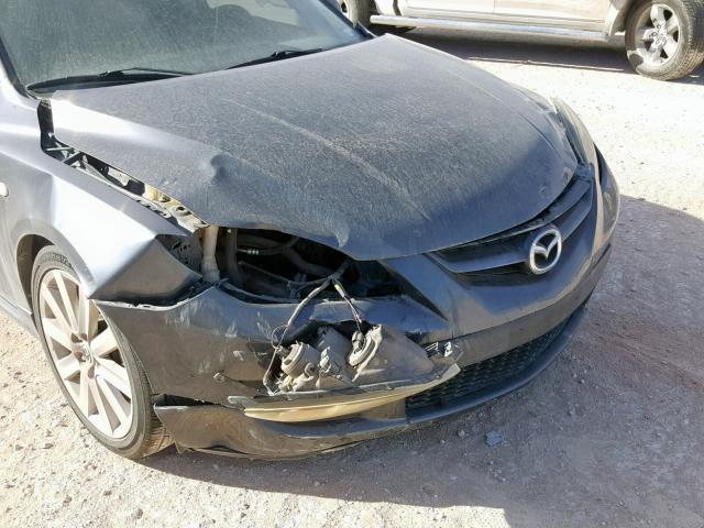 JM1BK34L991198075 - 2009 MAZDA SPEED 3 CHARCOAL photo 9