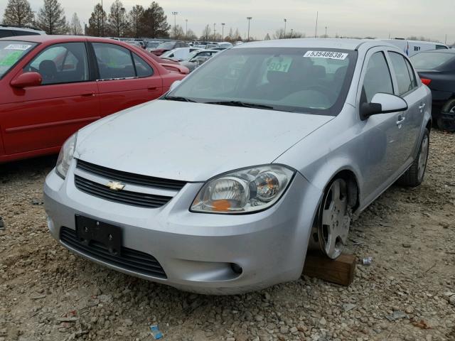 1G1AF5F58A7216506 - 2010 CHEVROLET COBALT 2LT SILVER photo 2