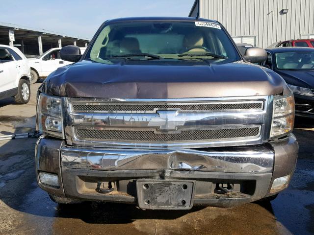 2GCEC13J081190180 - 2008 CHEVROLET SILVERADO BROWN photo 9