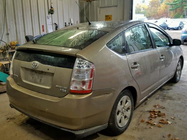 JTDKB20UX63134328 - 2006 TOYOTA PRIUS TAN photo 4