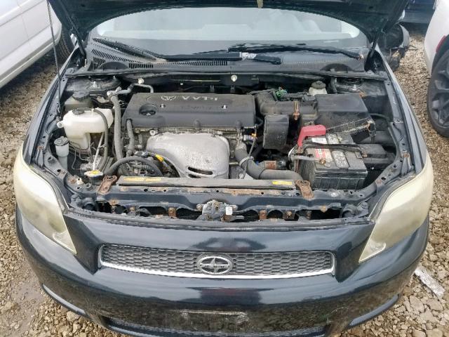 JTKDE177760135604 - 2006 TOYOTA SCION TC შავი ფოტო 7