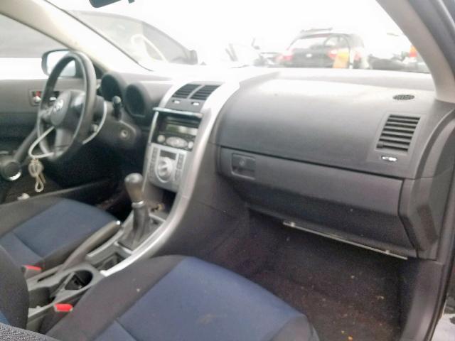 JTKDE177760135604 - 2006 TOYOTA SCION TC შავი ფოტო 9