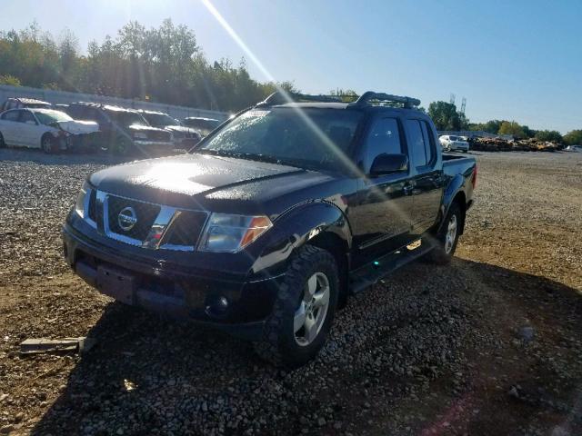 1N6AD07W37C447883 - 2007 NISSAN FRONTIER C BLACK photo 2