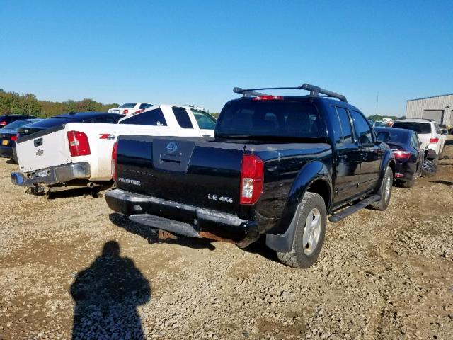 1N6AD07W37C447883 - 2007 NISSAN FRONTIER C BLACK photo 4