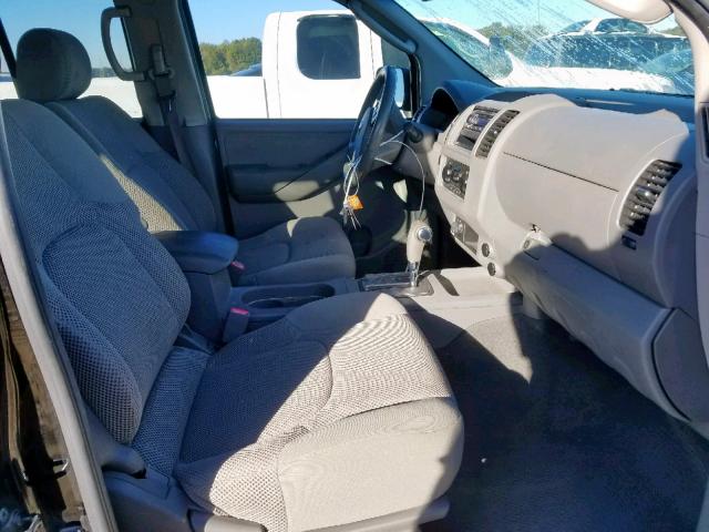 1N6AD07W37C447883 - 2007 NISSAN FRONTIER C BLACK photo 5