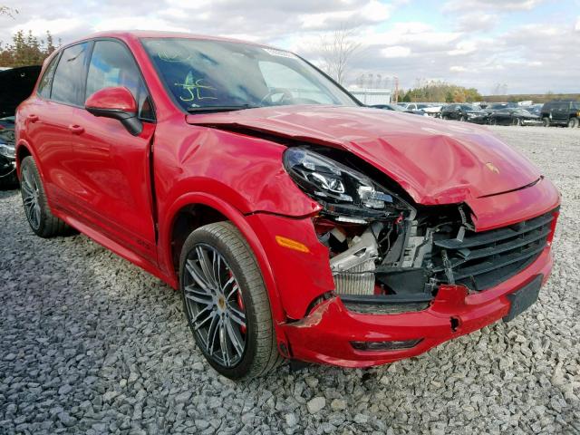 WP1AD2A28HLA81374 - 2017 PORSCHE CAYENNE GT RED photo 1