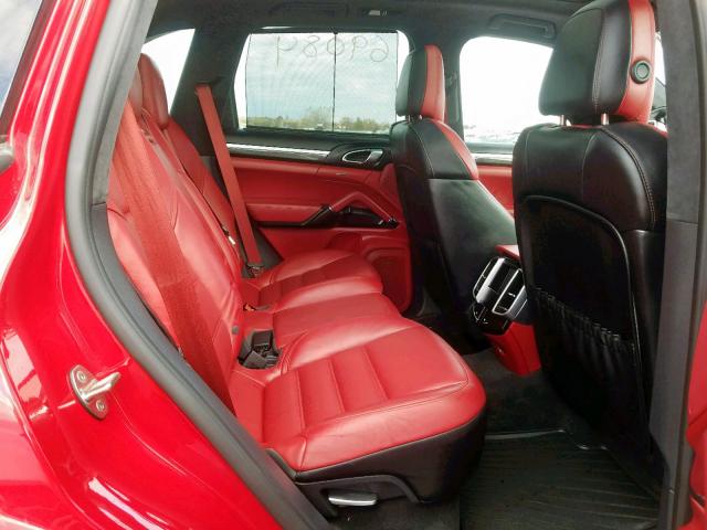 WP1AD2A28HLA81374 - 2017 PORSCHE CAYENNE GT RED photo 6