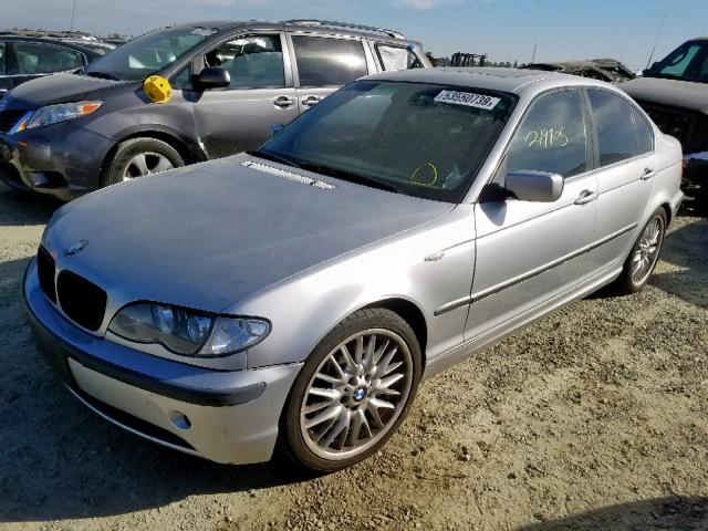 WBAEV53432KM20875 - 2002 BMW 330 I GRAY photo 2