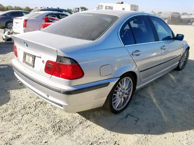 WBAEV53432KM20875 - 2002 BMW 330 I GRAY photo 4