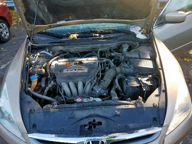 1HGCM56456A006339 - 2006 HONDA ACCORD LX TAN photo 7