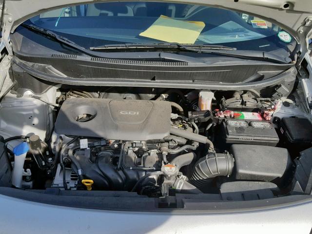 KNADM4A38G6634148 - 2016 KIA RIO LX SILVER photo 7