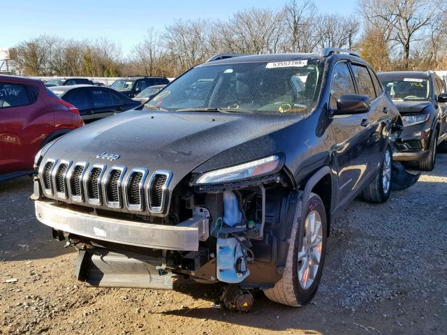 1C4PJMDS2FW552135 - 2015 JEEP CHEROKEE L GRAY photo 2