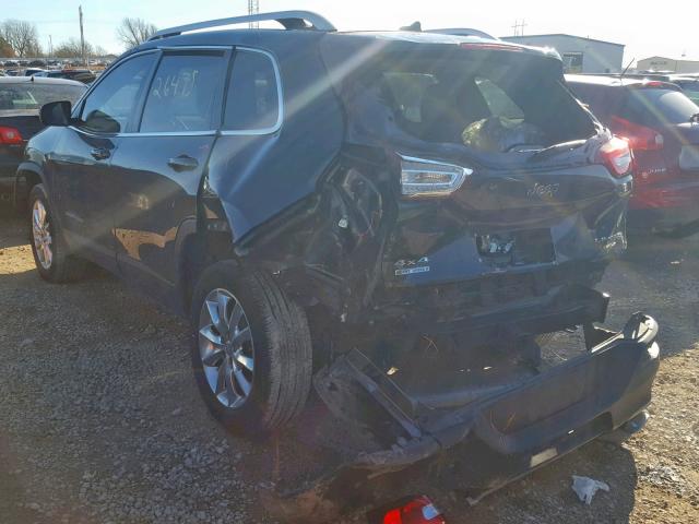 1C4PJMDS2FW552135 - 2015 JEEP CHEROKEE L GRAY photo 3